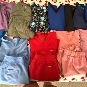 Figs Women's Tops - Red, Pink, Blue, Green, Black